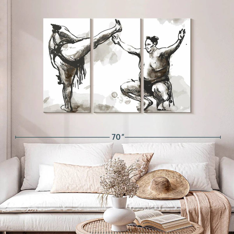 Sumo, 32" H x 50" W