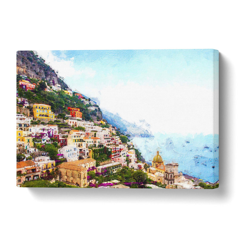 Positano on the Almalfi Coast in Italy - Wrapped Canvas, 50.8 cm H x 76.2 cm W