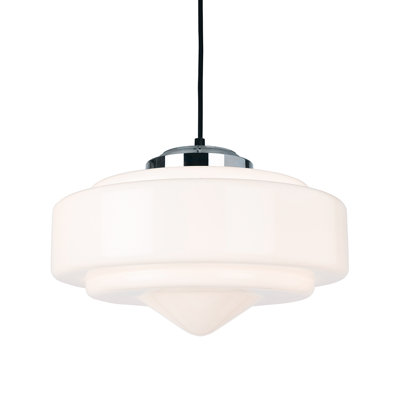 1 - Light White/Black Unique/Statement Pendant