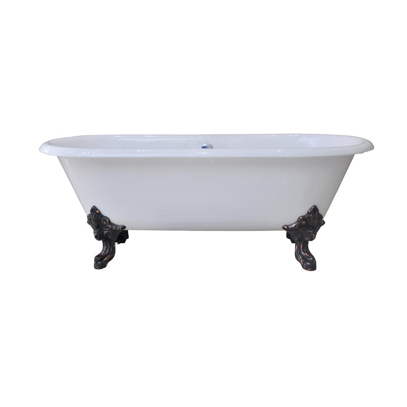 72'' x 31.5'' Soaking Cast Iron Bathtub