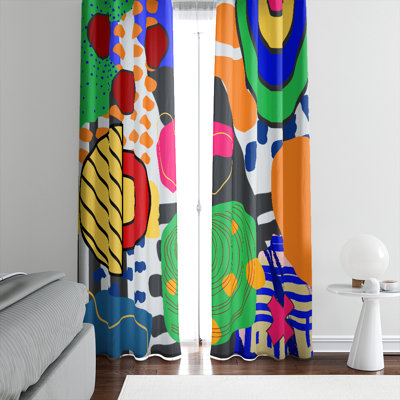 Gundolf Semi Sheer Curtain Pair