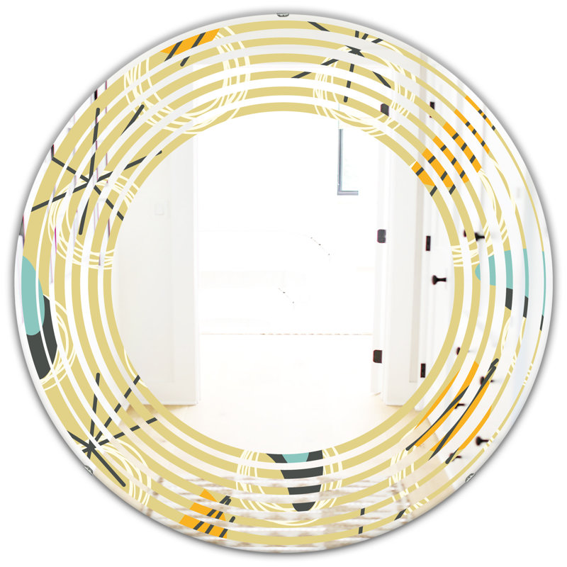 Miroir mural Leaves, H 31,5 po x l po