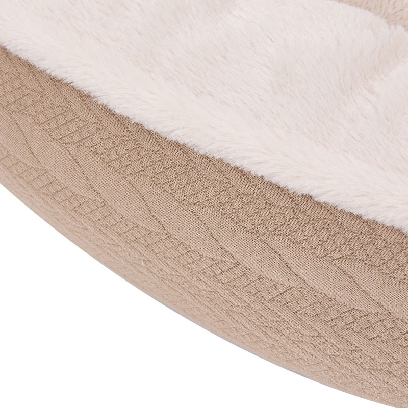 Polyester Pet Bed, Beige