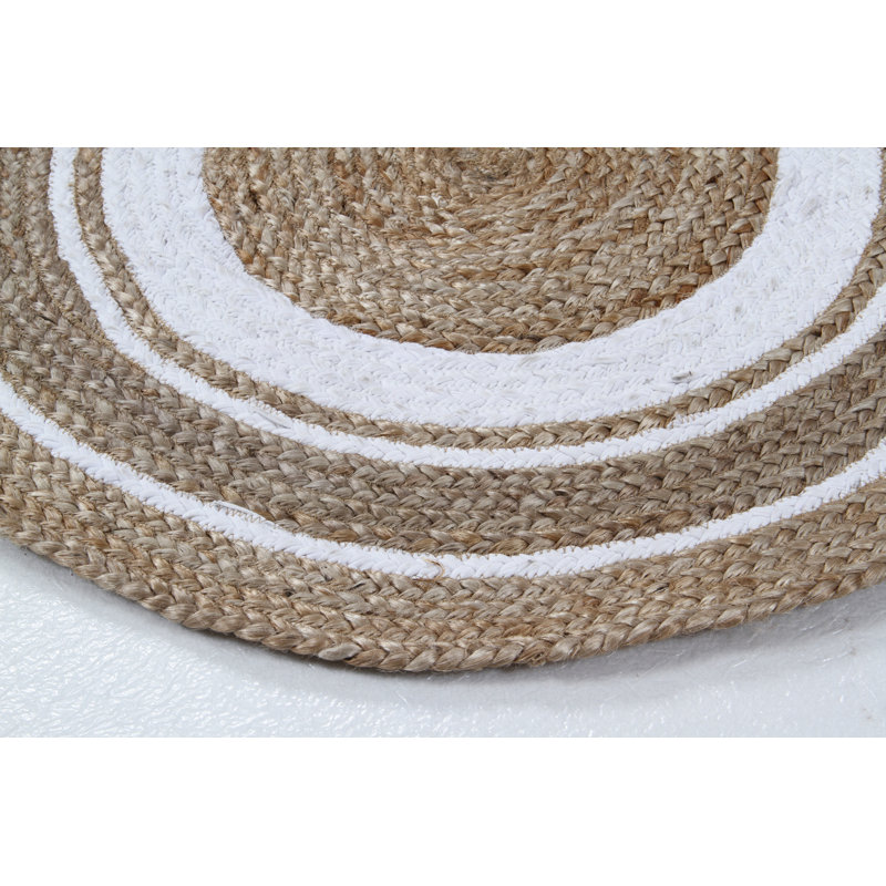 Round Carbury Ikat Hand Woven Area Rug, Round 200cm