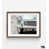 Cadre photo brun simple avec passe-partout
