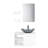 Mereworth 28" Wall-Mounted Single Bathroom Vanity Set-573985454-573985453-576803925