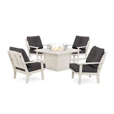 Mission 5 Piece Multiple Chairs Seating Group with Cushions