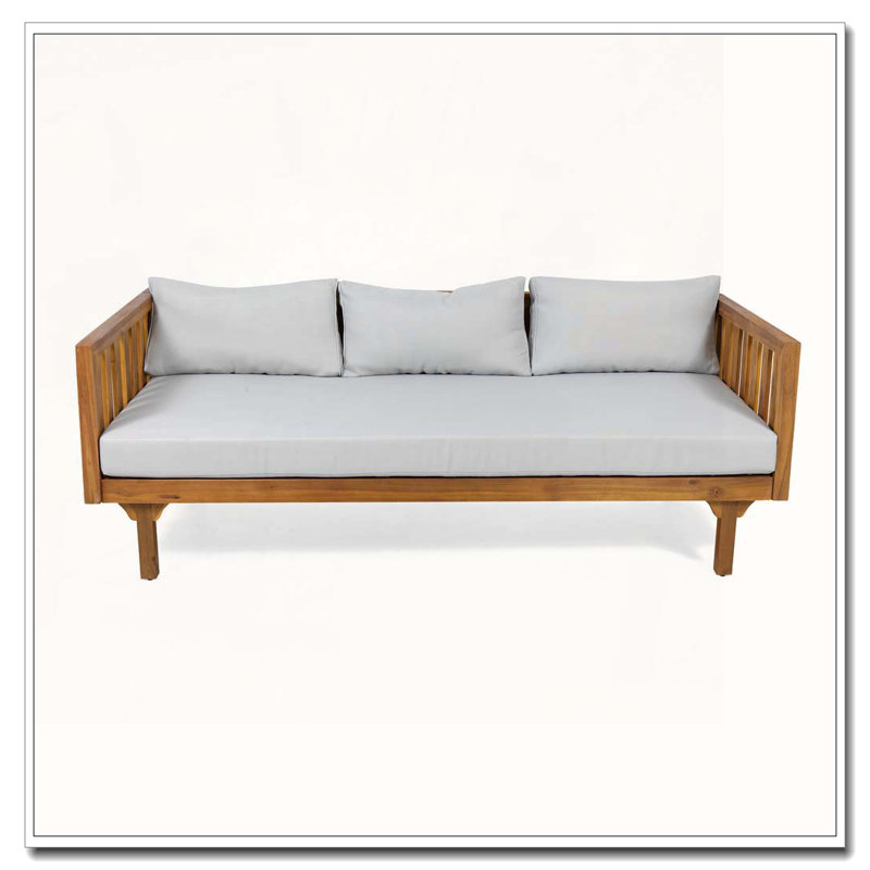 3 SEATER Patio Sofa DAYBED, LIGHT GREY