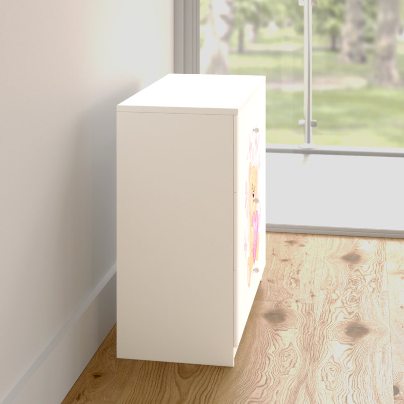 Cicero Kids 3 - Drawer Chest, White