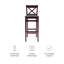 Tabouret de bar et de comptoir Clarke-1508139022