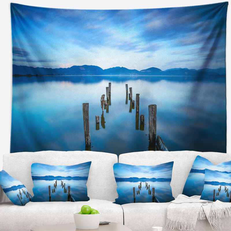 Tapisserie «Seascape Deep in the Sea», H 78 po x l 92 po