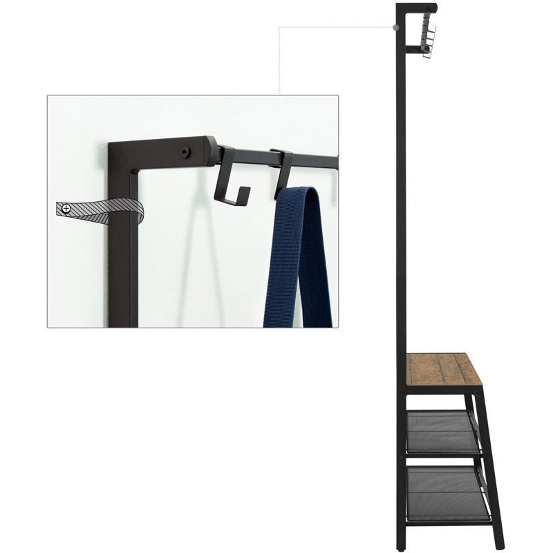 Anabela Hall Tree 72.5cm Wide with Shoe Storage