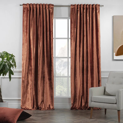 Shiny Velvet Extra wide x Extra Long Custom Made Decorative Single Panel