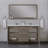 Feike 60'' Double Bathroom Vanity with Solid Surface Top-157448121