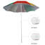 Aukievah 180cm Beach Parasol