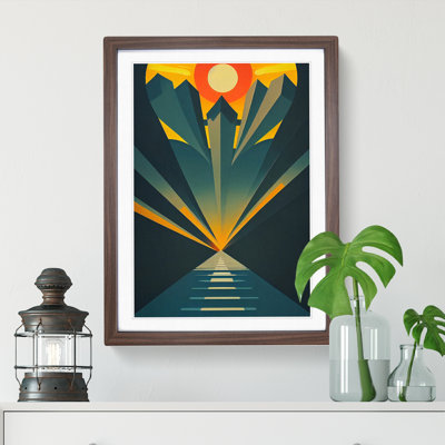 XV1022-761X Sunset No.2 - Single Picture Frame Print