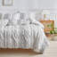 Ensemble de housse de couette Soft Shabby Elegance Boho Literie Ensembles d'édredon capitonné noir et blanc-106270374