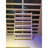 Hemlock wide flat grid sauna room backrest