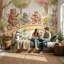 Papier peint nature fantaisiste, animaux fantaisistes-1722110205-1722110207