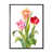 Toile avec cadre flottant noir