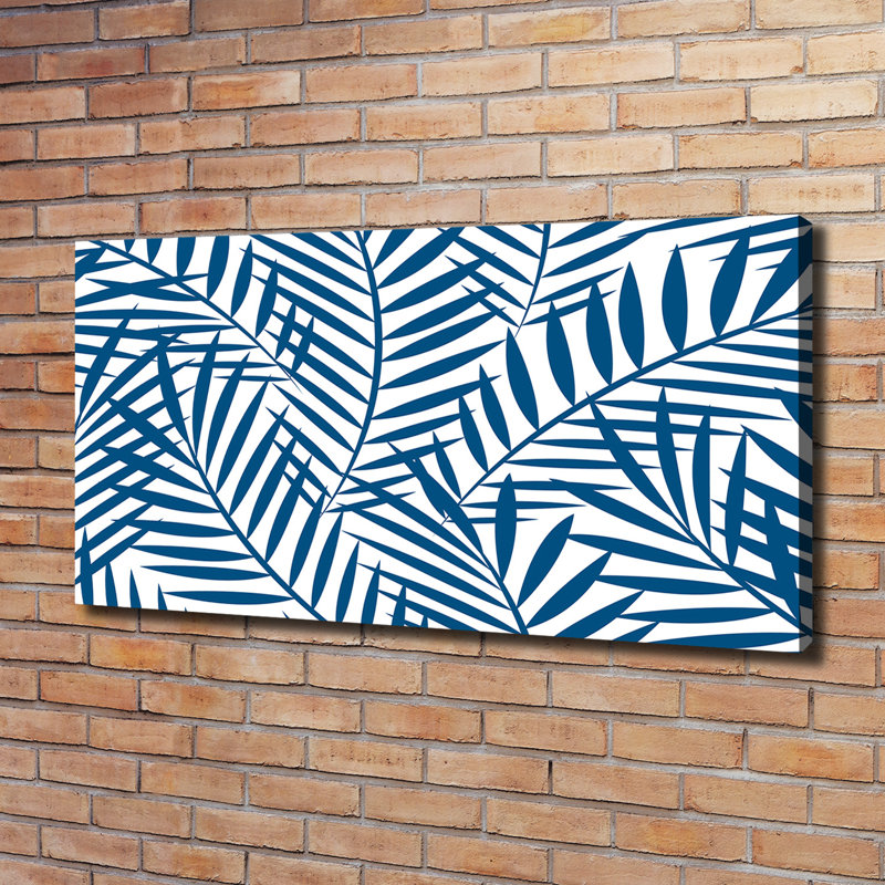 Leaves Of Palm - Wrapped Canvas Print