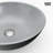 Ravenna Gothic Cass Gothic 16" L x 16" W x 5" H Round Concrete Vessel Bathroom Sink with 10" H Faucet