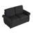 Siofra 57.5" Pull Out Sofa Bed Loveseat Sleeper with Twin Size Memory Mattress for Living Room Spaces-555783539