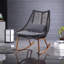 Chaise berçante en métal Nordic Lazy People