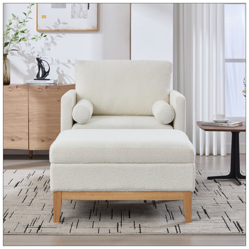 Fauteuils d'appoint, Noir, Ivoire ivoire