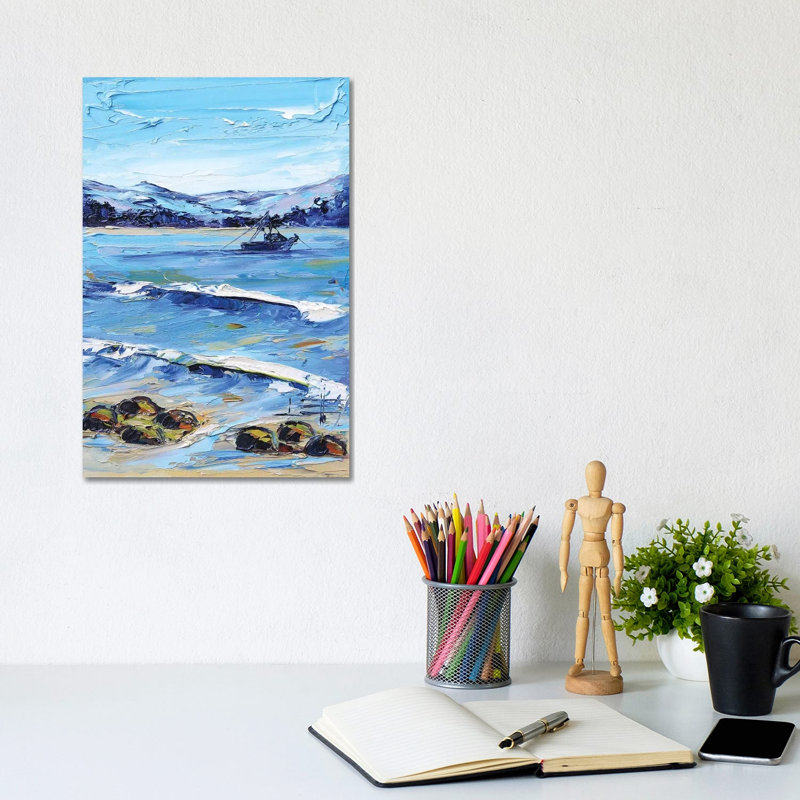 A Day In Monterey by Lisa Elley - Wrapped Canvas Gallery-Wrapped Canvas Giclée, 20.32 cm H x 30.48 cm W