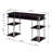 Edwin No Tools Computer Desk with Built-In Outlets-850030739