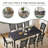 Deral Farmhouse Upholstered Dining Chairs, Gray-129849085