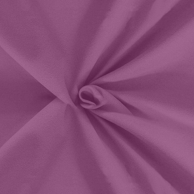 Soft & Breathable Microfiber Extra Deep Fitted Sheet, Super King (6'), Purple