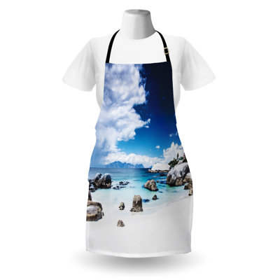 No Pattern Bib Apron