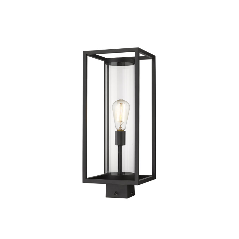 Tête de lanterne 1 lumière Bello, Noir