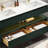 60'' Modern Solid Oak Floating Bathroom Vanity With Artificial Stone Countertop And LED Night Light-255922034