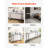 Marble Console Table Modern Narrow Long Console Table with Power Outlet