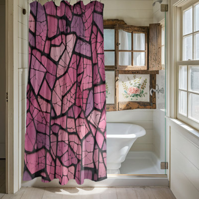 Fractured Shards - Rideau de douche Premium