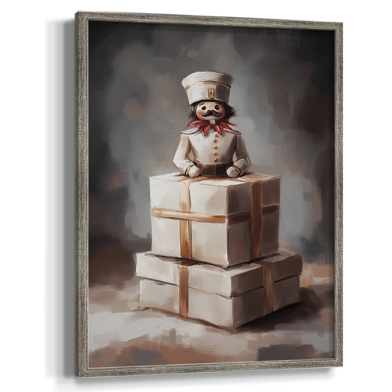 Art des Fêtes de Noël - série 2 - CCL XXV, reproduction encadrée - bois massif, H 11 po x l 9 po