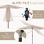3M Large Square Paraso with UV, Garden Sun Shade Canopy Patio Outdoor Umbrella-1555254049