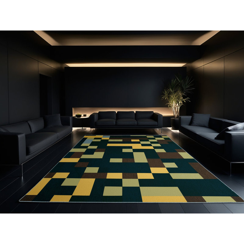 Cubic Canopy Rug, Round 8'