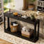 Console de rangement 55 po Mordern, table d'appoint mince en bois pour entrée, couloir, derrière le canapé-130049071