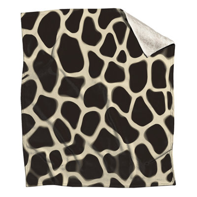 Couvertures à motif de peau de girafe