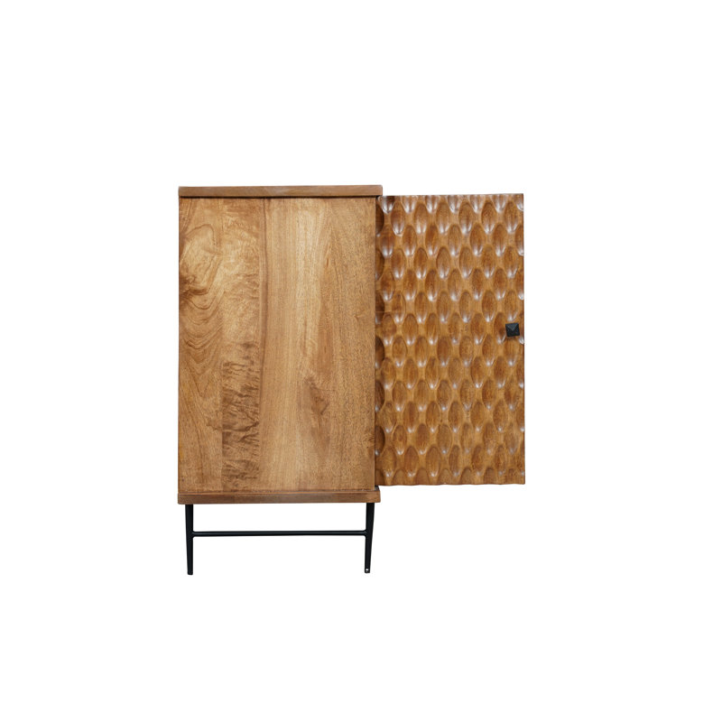 Hollingsworth 90'' Solid Wood Sideboard, Brown
