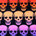 Skull Ombre Black