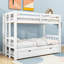 Lit superposé simple en bois avec lit gigogne Dorrion-364733417