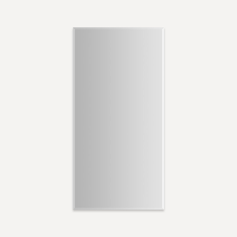 M Series Reserve 1-Door Surface Mount Or Recessed Frameless Medicine Cabinet With Adjustable Shelves And Lighting And Electrical Outlet