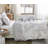 SLEEPBELLA Reversible Duvet Cover Queen, Elegant Purple Blossom On White, Soft And Breathable-120623270-120317447