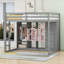 Lit mezzanine avec garde-robe, tablettes et armoire-948970013-948970015