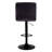 Swivel Upholstered Adjustable Height Counter Stool with Metal Frame-2107249626